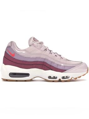 Nike Women’s Air Max 95 Pastel Lilac and Burgundy Sneaker